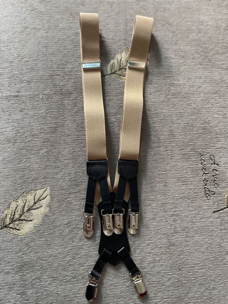 2022 new factory direct fashion men's and women designer suspenders 3.0 x 115cm six clip wide strap c, Black;white
2022 new factory direct fashion men's and women designer suspenders 3.0 x 115cm six clip wide strap c, Black;white