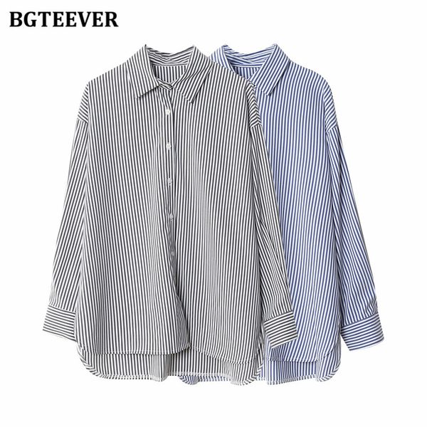 chic casual turn-down collar striped shirts for women 2021 summer full sleeve pocket loose female blouses ladies, White
chic casual turn-down collar striped shirts for women 2021 summer full sleeve pocket loose female blouses ladies, White