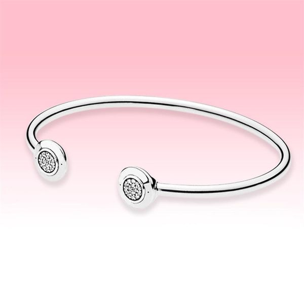 925 sterling silver open bangle bracelets women girls summer jewelry for pandora cz diamond pave cuff bracelet with original box s268c, Black
925 sterling silver open bangle bracelets women girls summer jewelry for pandora cz diamond pave cuff bracelet with original box s268c, Black