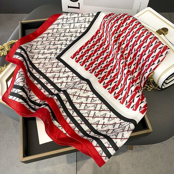 2022 korean style new color matching letters 70cm square scarf womens scarf spring and autumn fashion western wholesale, Blue;gray
2022 korean style new color matching letters 70cm square scarf womens scarf spring and autumn fashion western wholesale, Blue;gray