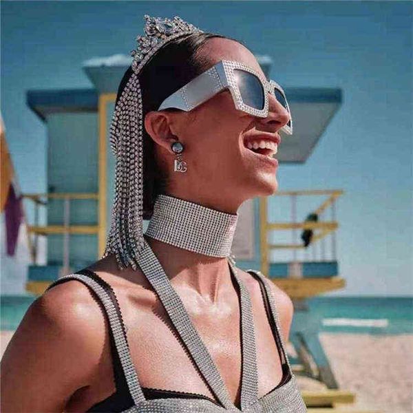 new fashion diamond sunglasses women net red same trend shades leisure, White;black
new fashion diamond sunglasses women net red same trend shades leisure, White;black