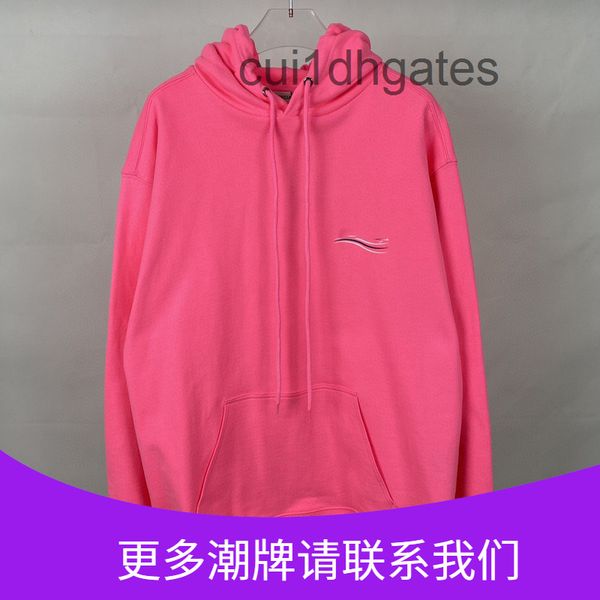 2022 designer blgc hoodies paris correct version cola wave hoodie plus plush men's and wo autumn winter loose long sleeve fierce pink, Black
2022 designer blgc hoodies paris correct version cola wave hoodie plus plush men's and wo autumn winter loose long sleeve fierce pink, Black