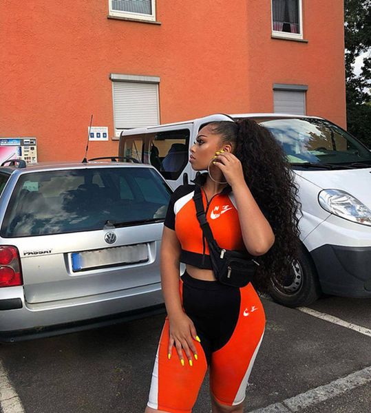 2022 designer women tracksuits letter short sleeve 2 piece set jacket and shorts summer jogging suit zipper outfits s-2xl sportswear fashion, Gray
2022 designer women tracksuits letter short sleeve 2 piece set jacket and shorts summer jogging suit zipper outfits s-2xl sportswear fashion, Gray
