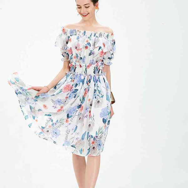 casual dresses summer off shoulder a-line dress ruffle edge fairy travel po small print beach skirt female xbxf, Black;gray
casual dresses summer off shoulder a-line dress ruffle edge fairy travel po small print beach skirt female xbxf, Black;gray