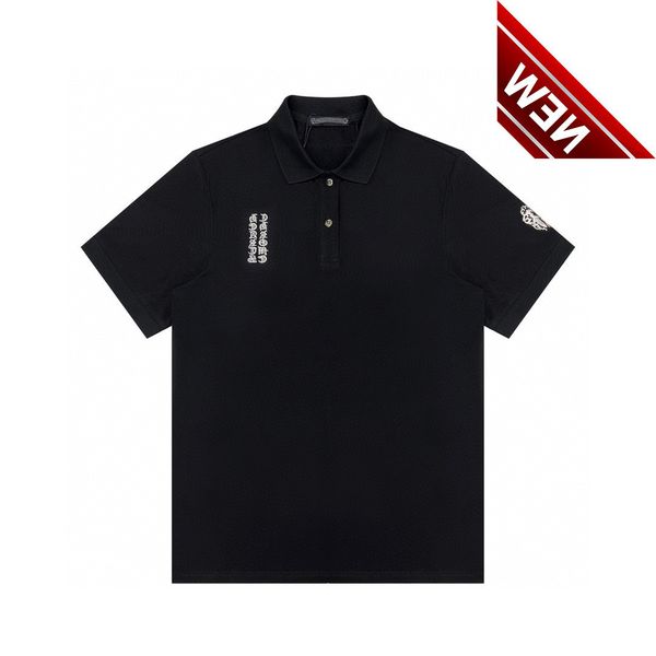 2022 summer ch croix cross sanskrit embroidery polo short sleeve t-shirt fashion brand lovers, White;black
2022 summer ch croix cross sanskrit embroidery polo short sleeve t-shirt fashion brand lovers, White;black