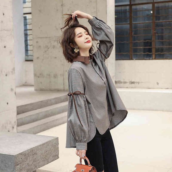 women's blouses & shirts shirt design 2022 spring and autumn women's clothes look thin, plaid loose work fashion ljz1, White
women's blouses & shirts shirt design 2022 spring and autumn women's clothes look thin, plaid loose work fashion ljz1, White