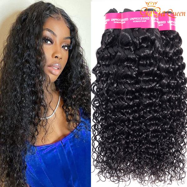 4 bundles water wave human hair unprocessed indian water wave virgin hair, Black
4 bundles water wave human hair unprocessed indian water wave virgin hair, Black