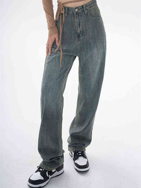 retro blue jeans women's summer new american straight loose high waist thin do old drape wide-leg pants female denim trousers t220728
retro blue jeans women's summer new american straight loose high waist thin do old drape wide-leg pants female denim trousers t220728