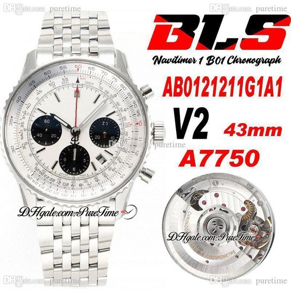 blsf ab0121211g1a1 eta a7750 automatic chronograph mens watch 43mm white dial black subdial stainless steel bracelet super edition watches p, Slivery;brown
blsf ab0121211g1a1 eta a7750 automatic chronograph mens watch 43mm white dial black subdial stainless steel bracelet super edition watches p, Slivery;brown