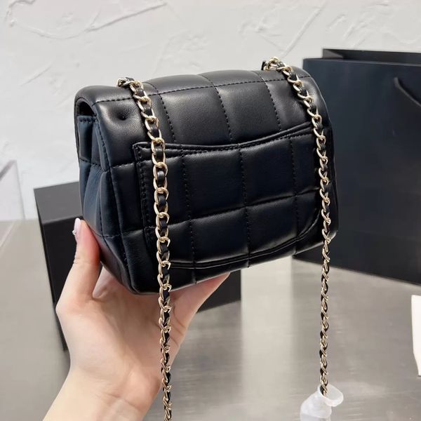 designer womens mini quilted flap bag lambskin black and white classic check gold metal chain one shoulder clutch crossbody luxury girl hand
designer womens mini quilted flap bag lambskin black and white classic check gold metal chain one shoulder clutch crossbody luxury girl hand