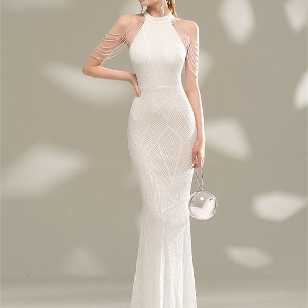 yidingzs elegant off shoulder sequin evening dress white bodycon maxi dress for women party 18126 220510, White;black
yidingzs elegant off shoulder sequin evening dress white bodycon maxi dress for women party 18126 220510, White;black