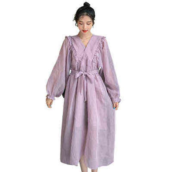 long sleeve vneck french style high waist temperament loose purple maternity dress ruffles patchwork pregnant woman dress j220628, White
long sleeve vneck french style high waist temperament loose purple maternity dress ruffles patchwork pregnant woman dress j220628, White
