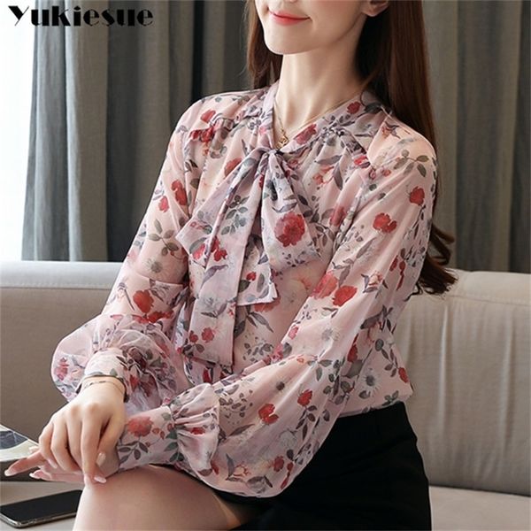 spring long sleeve shirt women fashion womens and blouses floral printed bow stand collar office blouses women blusas 210412, White
spring long sleeve shirt women fashion womens and blouses floral printed bow stand collar office blouses women blusas 210412, White