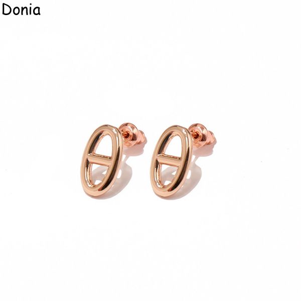donia jewelry luxury stud european and american fashion pig nose titanium steel three-color creative designer earrings gift box, Golden;silver
donia jewelry luxury stud european and american fashion pig nose titanium steel three-color creative designer earrings gift box, Golden;silver