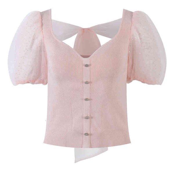women's sweaters sweet lace up bow knit summer peach neck stitched embroidery bubble sleeve women xwyo, White;black
women's sweaters sweet lace up bow knit summer peach neck stitched embroidery bubble sleeve women xwyo, White;black