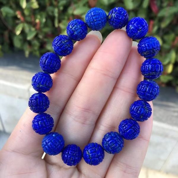 natural blue lapis lazuli carved bracelet women men 11.4mm lapis stretch round beads crystal charm bracelet jewelry aaaaa, Silver
natural blue lapis lazuli carved bracelet women men 11.4mm lapis stretch round beads crystal charm bracelet jewelry aaaaa, Silver