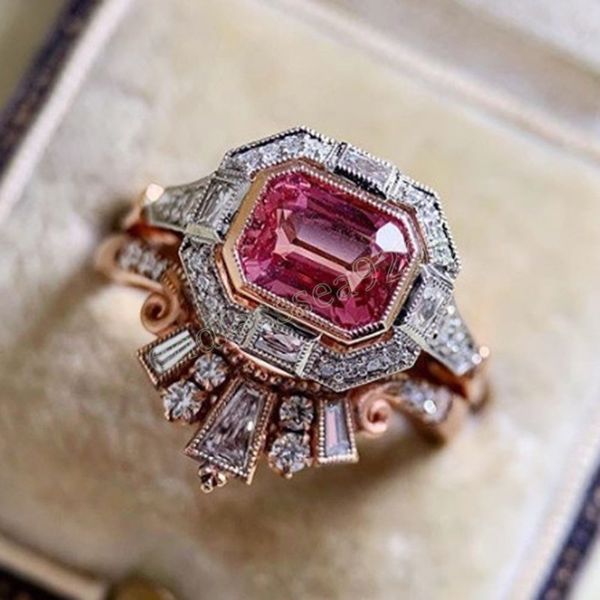 ring for women inlaid red cubic zirconia romantic female wedding party rings jewelry, Silver
ring for women inlaid red cubic zirconia romantic female wedding party rings jewelry, Silver
