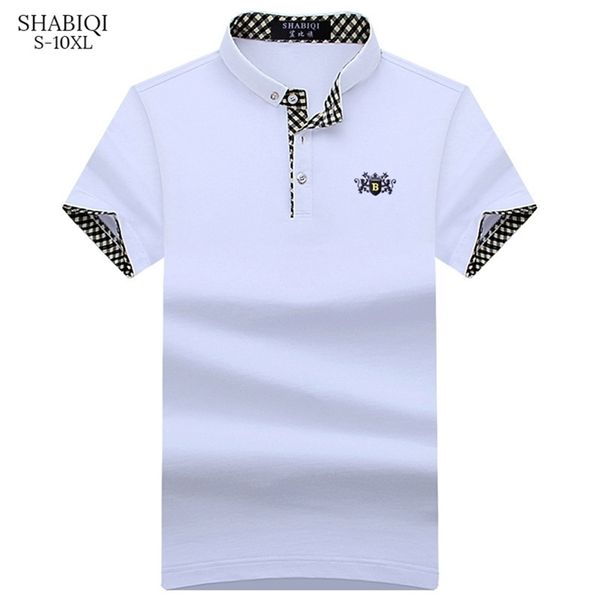 shabiqi brand polo shirt men embroidery polo shirts cotton short sleeve shirt polo casual stand collar male polos mens 5xl 220402, White;black
shabiqi brand polo shirt men embroidery polo shirts cotton short sleeve shirt polo casual stand collar male polos mens 5xl 220402, White;black