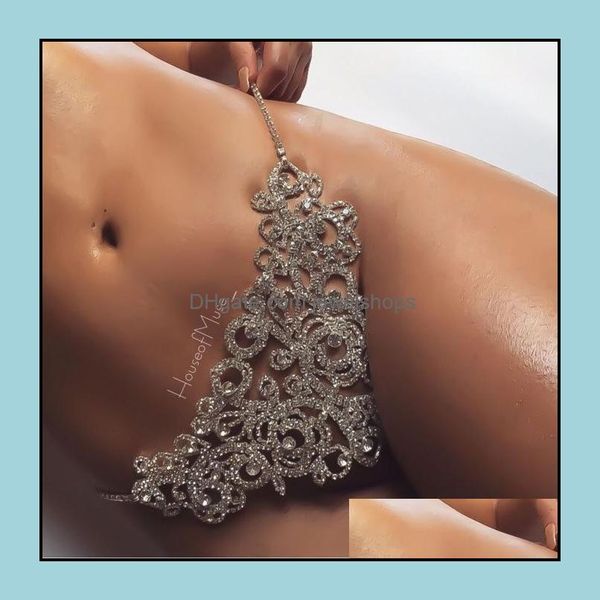 women body chain charm exaggerated luxury crystal underwear belly waist statement jewelry for drop delivery 2021 chains cmkda, Silver
women body chain charm exaggerated luxury crystal underwear belly waist statement jewelry for drop delivery 2021 chains cmkda, Silver