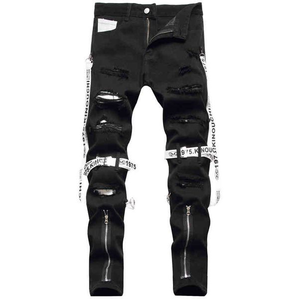 men's broken hole wild men's street trendy straight tube pasted cloth motorcycle jeans, Blue
men's broken hole wild men's street trendy straight tube pasted cloth motorcycle jeans, Blue