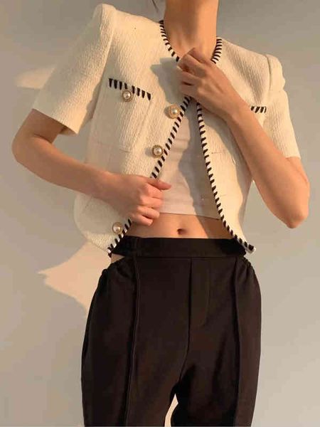 women's suits & blazers 2022 small fragrant wind women's coat with a thin waist, tweed coat, sunshine island leisure temperament,, White;black
women's suits & blazers 2022 small fragrant wind women's coat with a thin waist, tweed coat, sunshine island leisure temperament,, White;black