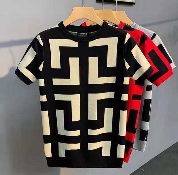 ss22 mens t-shirts series plain knit short sleeve t-shirt women mans sleeveless pullover sweater summer street skateboard men fashion balanc, White;black
ss22 mens t-shirts series plain knit short sleeve t-shirt women mans sleeveless pullover sweater summer street skateboard men fashion balanc, White;black