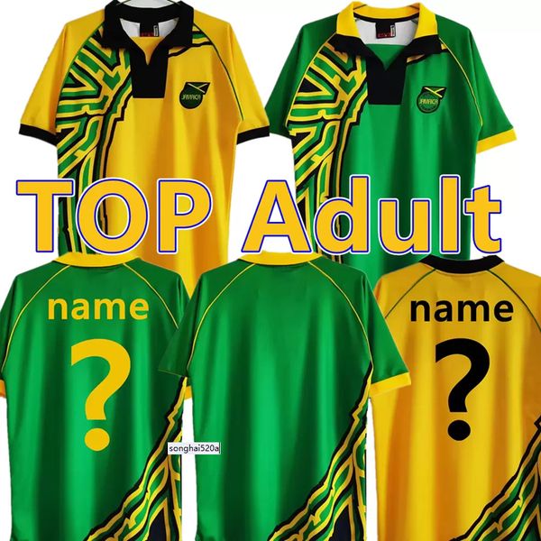 1998 2000 jamaica retro soccer jersey gardner whitmore earle dody sinclair home yellow away green football shirt, Black;yellow
1998 2000 jamaica retro soccer jersey gardner whitmore earle dody sinclair home yellow away green football shirt, Black;yellow