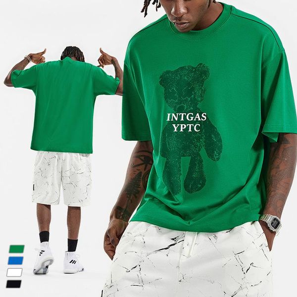 men's t-shirts fashion 100% cotton bear printed t shirt green spring and summer short sleeve male national tide oversize men's t-s, White;black
men's t-shirts fashion 100% cotton bear printed t shirt green spring and summer short sleeve male national tide oversize men's t-s, White;black