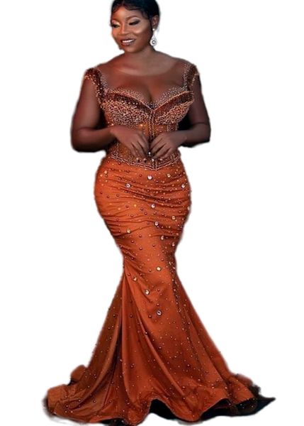 aso ebi 2022 arabic plus size orange luxurious mermaid prom dresses beaded crystals evening formal party second reception birthday engagemen, Black
aso ebi 2022 arabic plus size orange luxurious mermaid prom dresses beaded crystals evening formal party second reception birthday engagemen, Black