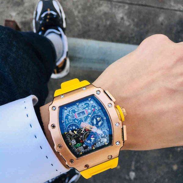 watches wrist luxury richa milles designer rm1103 men's fashion fully automatic mechanical personality versatile tape domineering big s, Slivery;golden
watches wrist luxury richa milles designer rm1103 men's fashion fully automatic mechanical personality versatile tape domineering big s, Slivery;golden