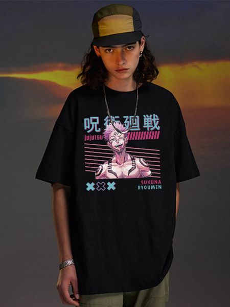 men's t shirts anime jujutsu kaisen graphic shirt men harajuku hip hop vintage tshirts for cotton streetwear t-shirt jk2, White;black
men's t shirts anime jujutsu kaisen graphic shirt men harajuku hip hop vintage tshirts for cotton streetwear t-shirt jk2, White;black