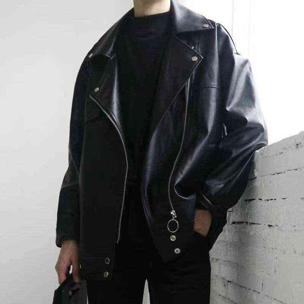 2022 men's black motorcycle pu leather jackets loose oversized thicken outerwear lovers clothes fashion multicolor coats s-3xl t220728
2022 men's black motorcycle pu leather jackets loose oversized thicken outerwear lovers clothes fashion multicolor coats s-3xl t220728