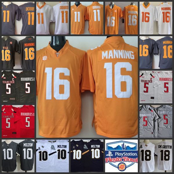 11 joshua dobbs jerseys 16 peyton manning jersey ncaa tennessee volunteers football jersey ttu 5 patrick mahomes ii ucf knights 10 mckenzie, Black
11 joshua dobbs jerseys 16 peyton manning jersey ncaa tennessee volunteers football jersey ttu 5 patrick mahomes ii ucf knights 10 mckenzie, Black