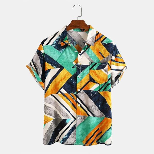 summer shirt geometric color block contrast beach casual men short-sleeve blouses men shirts aa, White;black
summer shirt geometric color block contrast beach casual men short-sleeve blouses men shirts aa, White;black