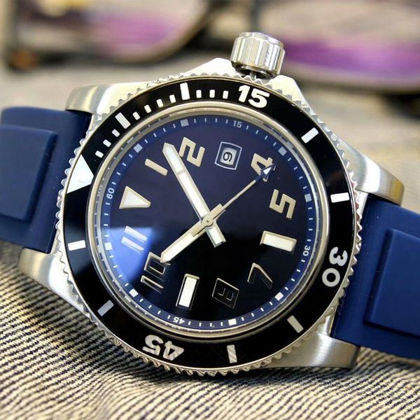 43mm men's watch automatic mechanical movement rubber strap relogio masculino waterproof watches, Slivery;brown
43mm men's watch automatic mechanical movement rubber strap relogio masculino waterproof watches, Slivery;brown