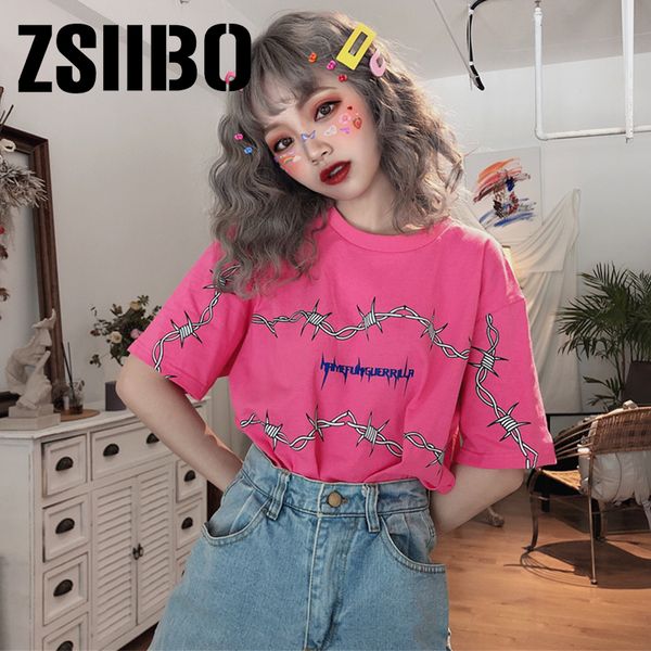 loose short sleeve tees couple clothes grunge tumblr bf harajuku women s t shirts thorns pattern streetwear t shirt 220602, White
loose short sleeve tees couple clothes grunge tumblr bf harajuku women s t shirts thorns pattern streetwear t shirt 220602, White