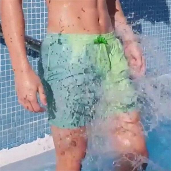 color changing beach shorts men quick dry swimwear pants warm color discoloration swimming surfing board 220620
color changing beach shorts men quick dry swimwear pants warm color discoloration swimming surfing board 220620