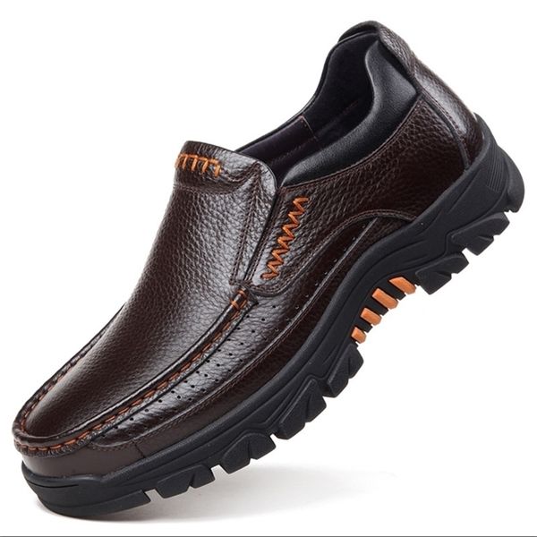 genuine leather shoes men loafers soft cow casual male footwear black brown slip on a2088 220808
genuine leather shoes men loafers soft cow casual male footwear black brown slip on a2088 220808