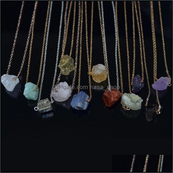 pendant necklaces pendants jewelry irregar natural stone crystal quartz chain choker for women girl ha dhdnx, Silver
pendant necklaces pendants jewelry irregar natural stone crystal quartz chain choker for women girl ha dhdnx, Silver