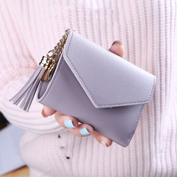 short tassel wallet women fashion purse female mini wallets new korean students lovely purse female small wallet for girl, Red;black
short tassel wallet women fashion purse female mini wallets new korean students lovely purse female small wallet for girl, Red;black