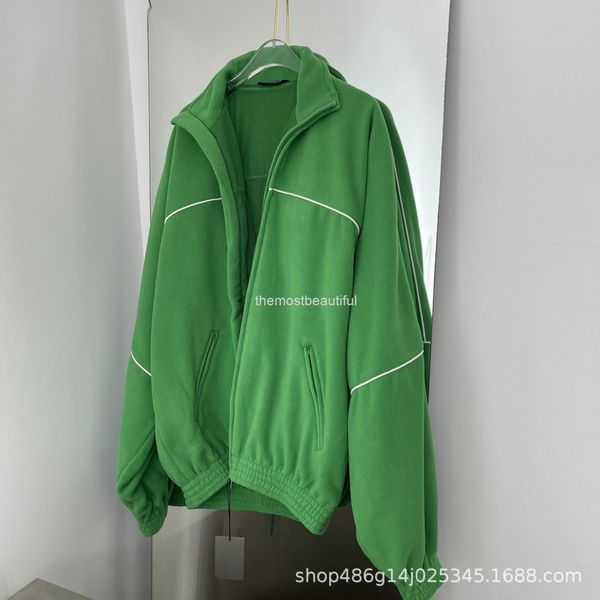 women's jackets yibo same paris autumn and winter versatile green fleece jacket casual wind proof zipper shirt men's women's, Black;brown
women's jackets yibo same paris autumn and winter versatile green fleece jacket casual wind proof zipper shirt men's women's, Black;brown
