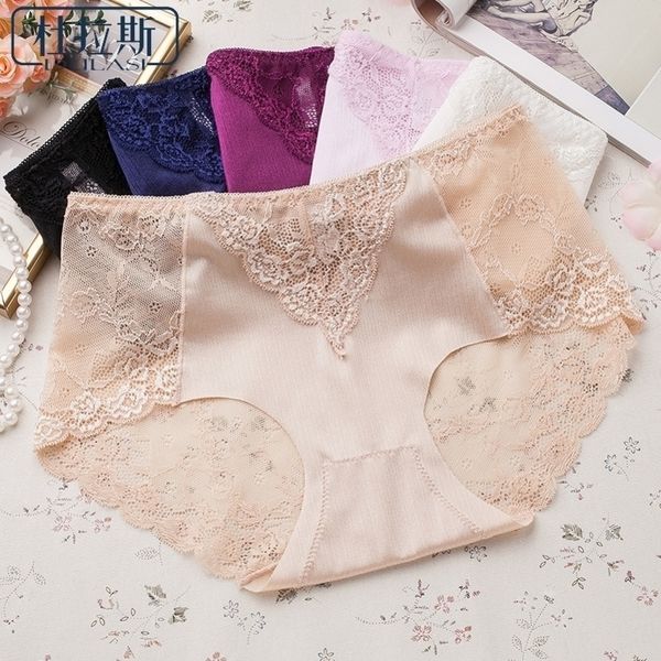 lace pantie underwear seamless transparent briefs midrise waist lingerie silk cotton briefs for woman 4pcslot y200425, Black;pink
lace pantie underwear seamless transparent briefs midrise waist lingerie silk cotton briefs for woman 4pcslot y200425, Black;pink