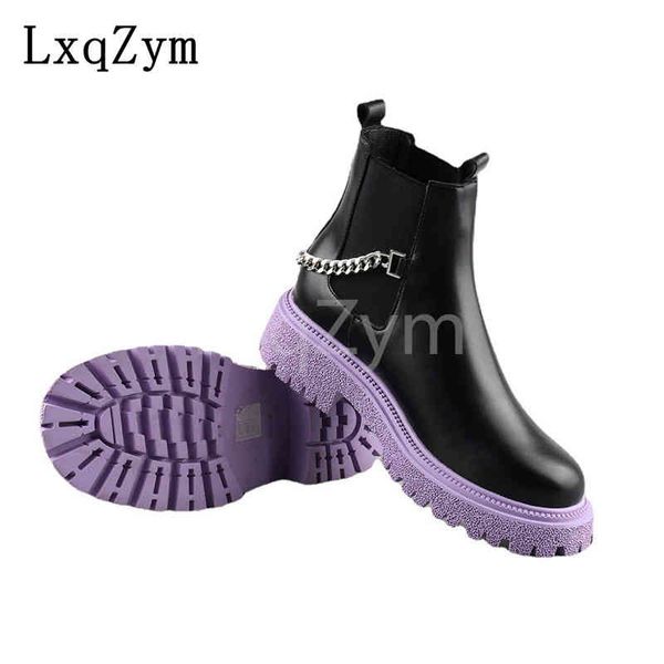 boots women shoes round toe platform chunky heel ankle chain decor thick martin female, Black
boots women shoes round toe platform chunky heel ankle chain decor thick martin female, Black