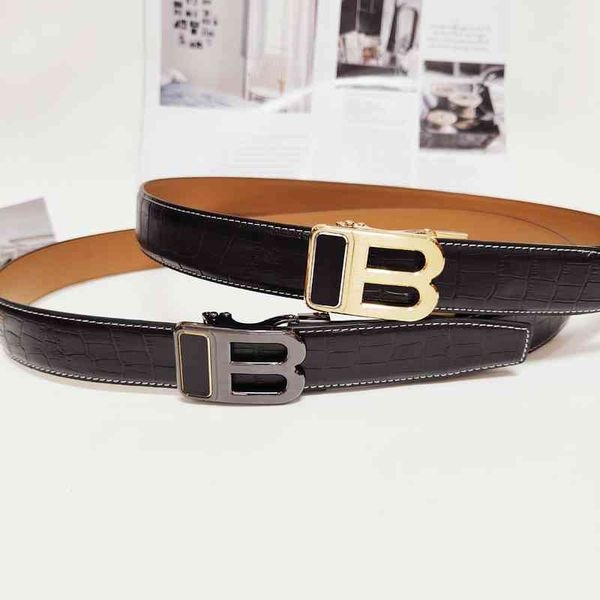 belts 2022 spring and summer men's leather fashion simple personality b-button automatic buckle pants, Black;brown
belts 2022 spring and summer men's leather fashion simple personality b-button automatic buckle pants, Black;brown