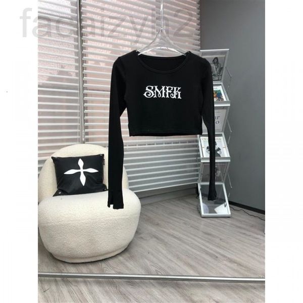 women's t-shirt designer chaopai 22 early spring new ins spice girl dark series trendsetter must fit short black long sleeved t-shirt 1, White
women's t-shirt designer chaopai 22 early spring new ins spice girl dark series trendsetter must fit short black long sleeved t-shirt 1, White