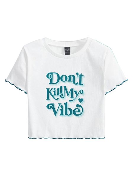 x sydney saathoff slogan graphic lettuce trim tee e84r#, White
x sydney saathoff slogan graphic lettuce trim tee e84r#, White