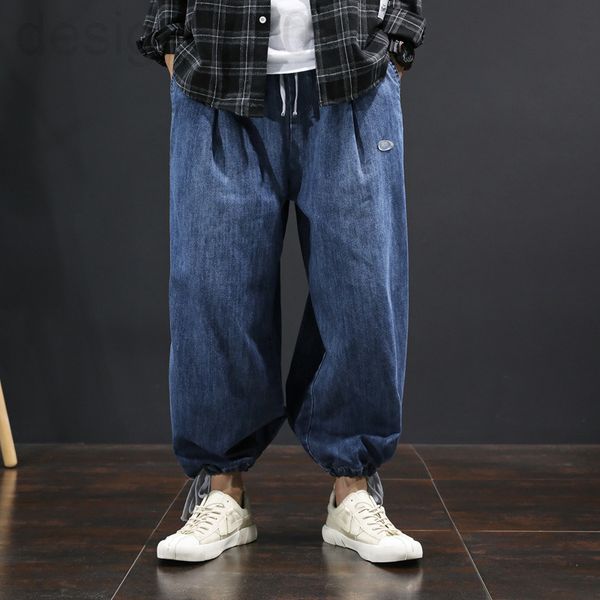 men's jeans designer new drawstring legged jeans men's loose spring and autumn brand straight pants drop feeling wide leg dad ci8h, Blue
men's jeans designer new drawstring legged jeans men's loose spring and autumn brand straight pants drop feeling wide leg dad ci8h, Blue