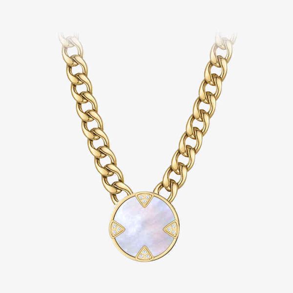 pendant necklaces stainless steel necklace gold color shell fashion jewelry for women collares para mujer 220427, Silver
pendant necklaces stainless steel necklace gold color shell fashion jewelry for women collares para mujer 220427, Silver