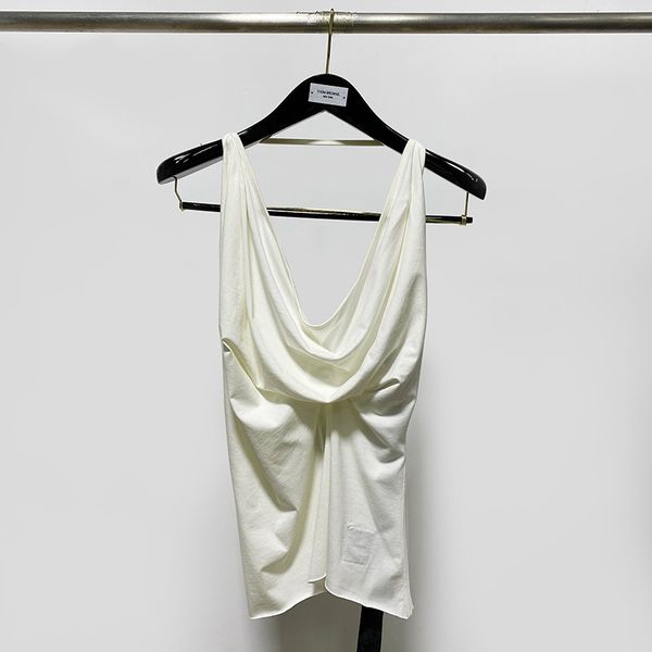 rick original solid women summer backless owens oversize soft fabric t-shirt streetwear women tshirts, White
rick original solid women summer backless owens oversize soft fabric t-shirt streetwear women tshirts, White