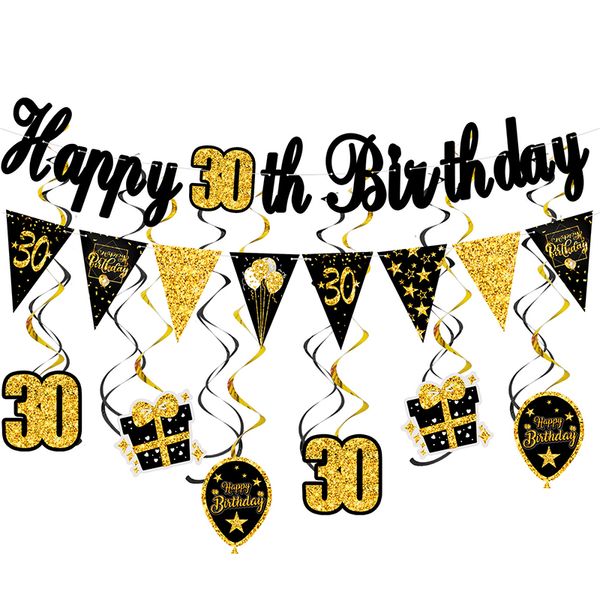 happy 30th 40th 50th birthday banner bunting birthday party decorations 30 40 50 60 years paper flags party supplies
happy 30th 40th 50th birthday banner bunting birthday party decorations 30 40 50 60 years paper flags party supplies